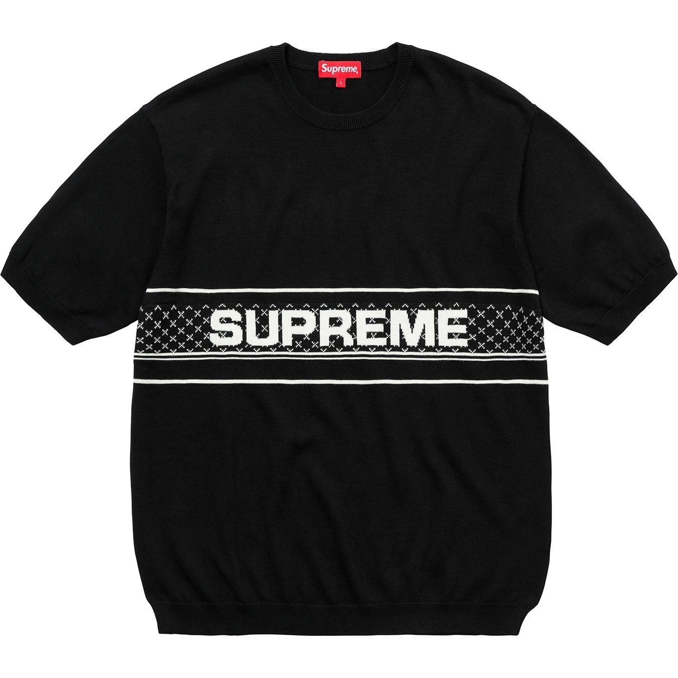 Chest Logo S/S Knit Top view 5